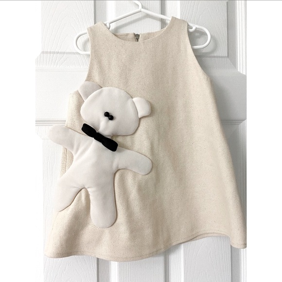 Nikolia teddy dress, size 2-4T - Picture 1 of 4